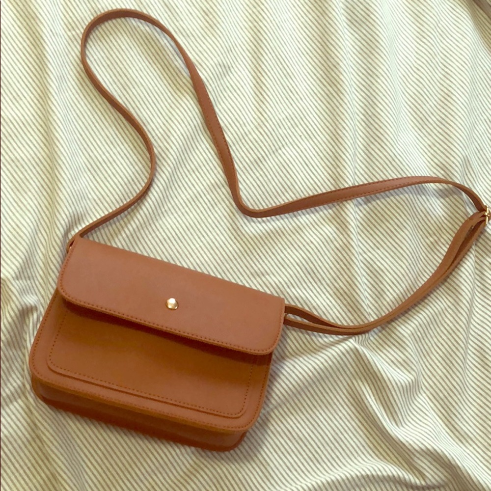 Brown crossbody bag
